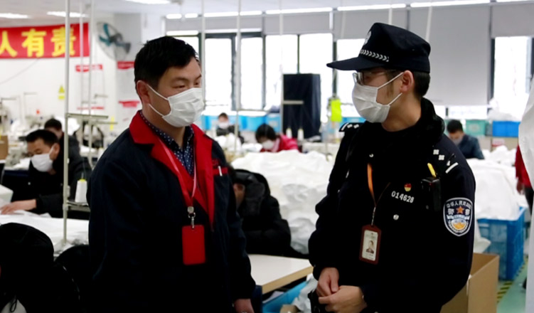 滬警方主動對接我司，保障誠格一次性防護(hù)服安全生產(chǎn)